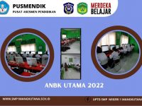 50 Peserta Didik UPTD SMP Negeri 1 Mangkutana Mengikuti ANBK 2022