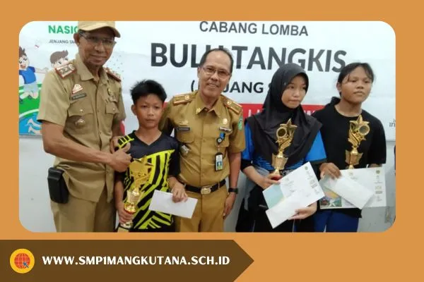 Siswa SMPN 1 Mangkutana Raih Juara 1 Bulu Tangkis Tunggal Putra O2SN